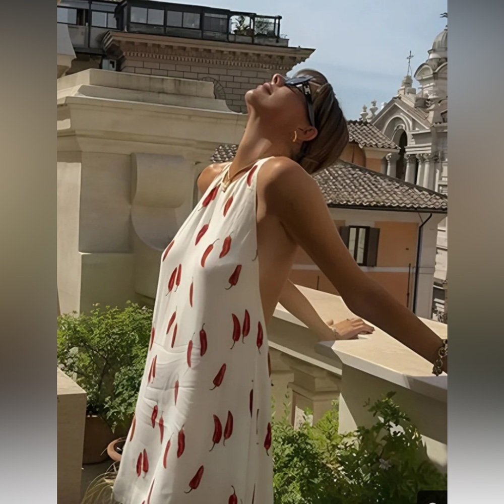 Commense Chili Peppers Dress